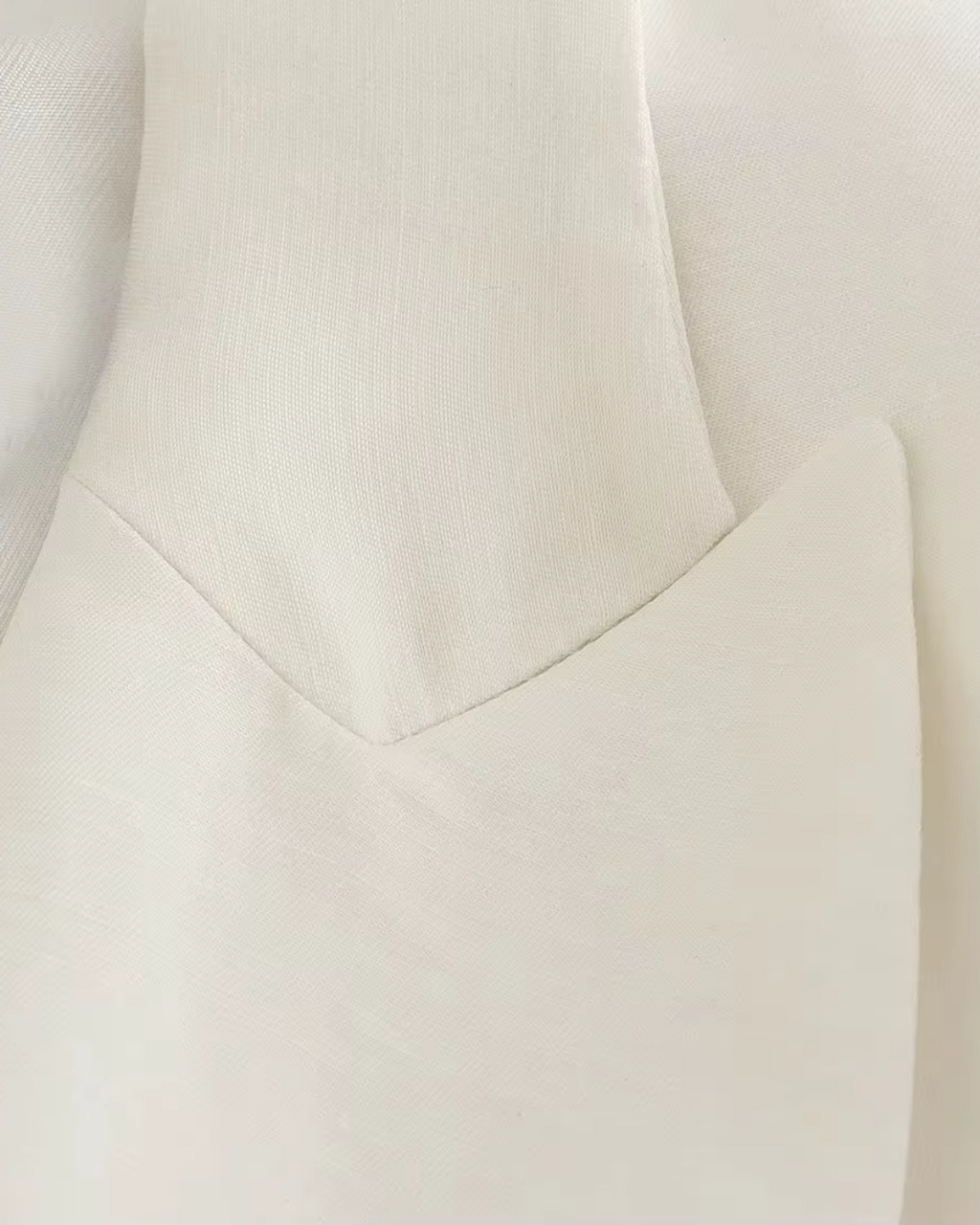 Vintage Luxe Witte Blazer, Gilet en Broek set voor Dames