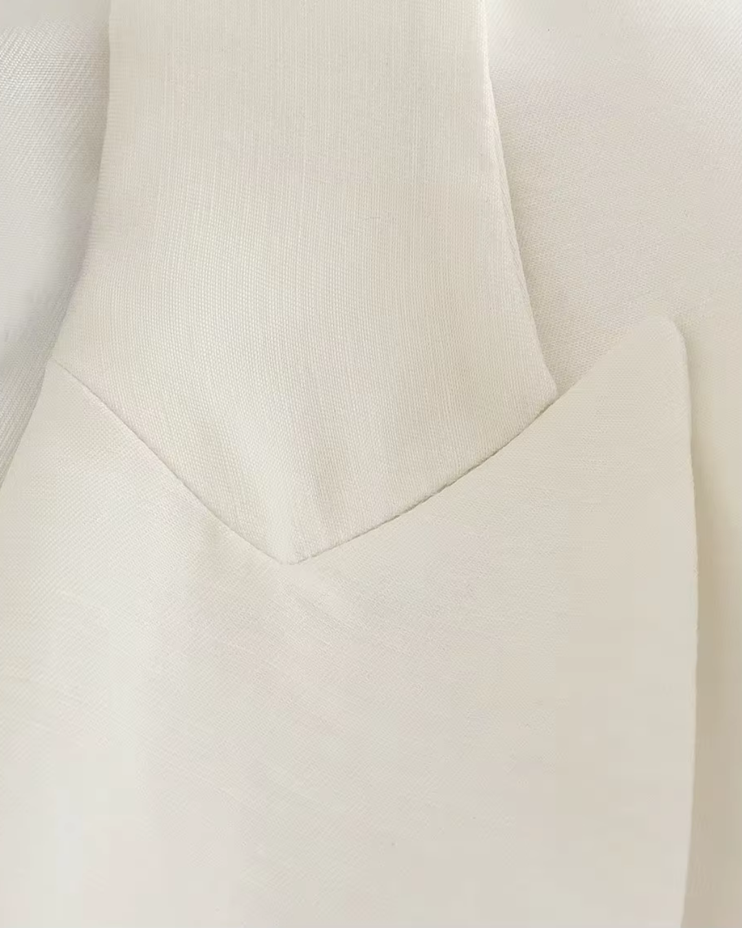 Vintage Luxe Witte Blazer, Gilet en Broek set voor Dames