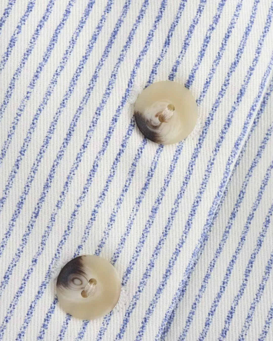 Gestreept Kort Vest met V-Hals Voor Dames