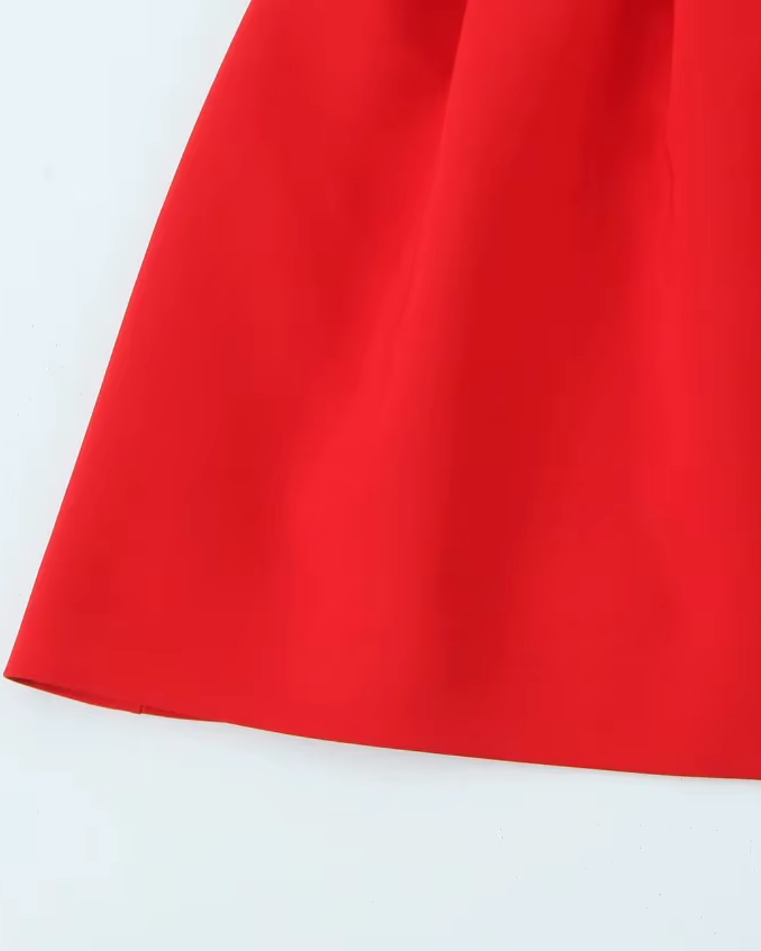 Elegante A-lijn Mouwloze Mini Jurk met Rits voor Dames