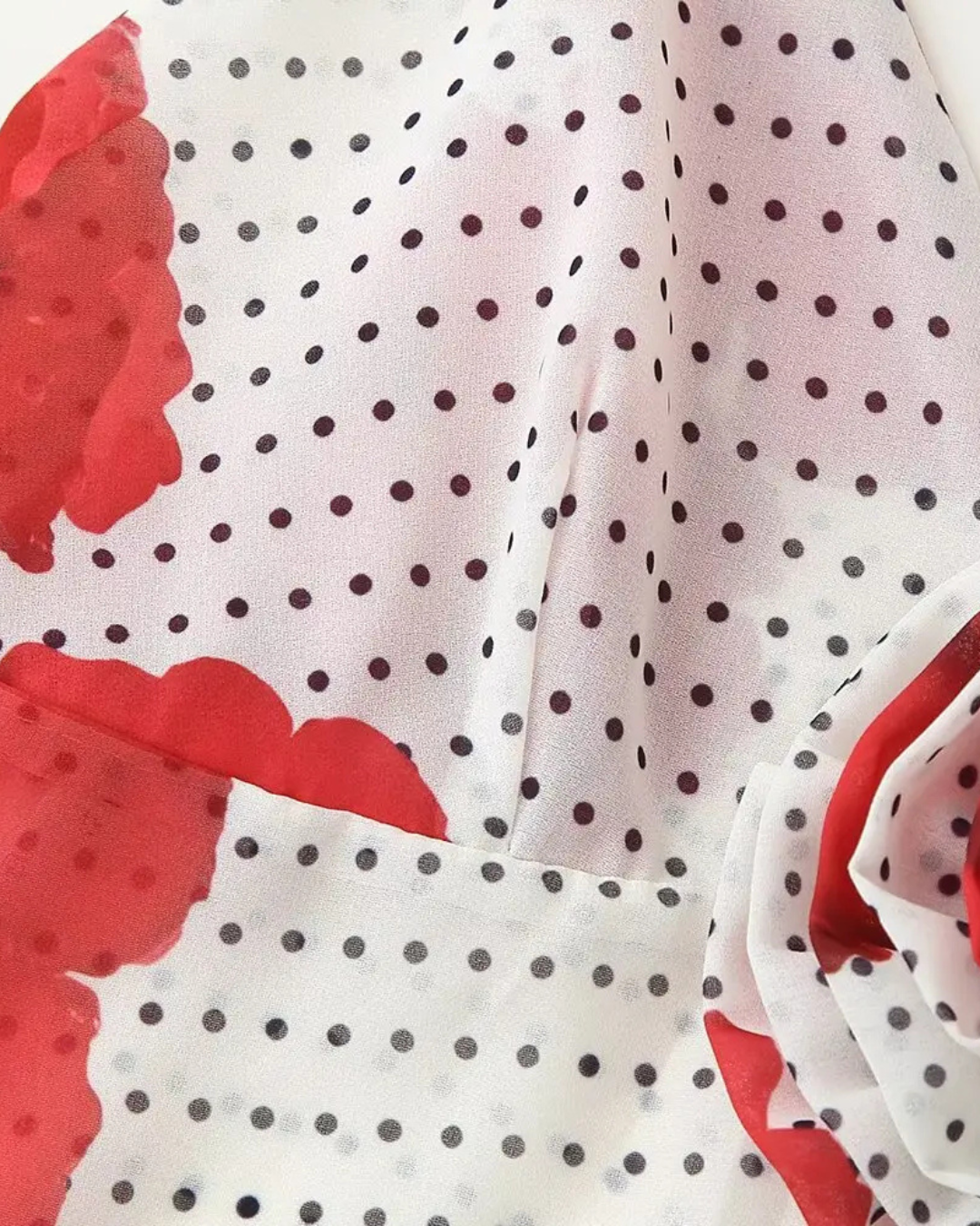 Lange Mouwloze, Backless Zomerjurk met Bloemdetails voor Dames