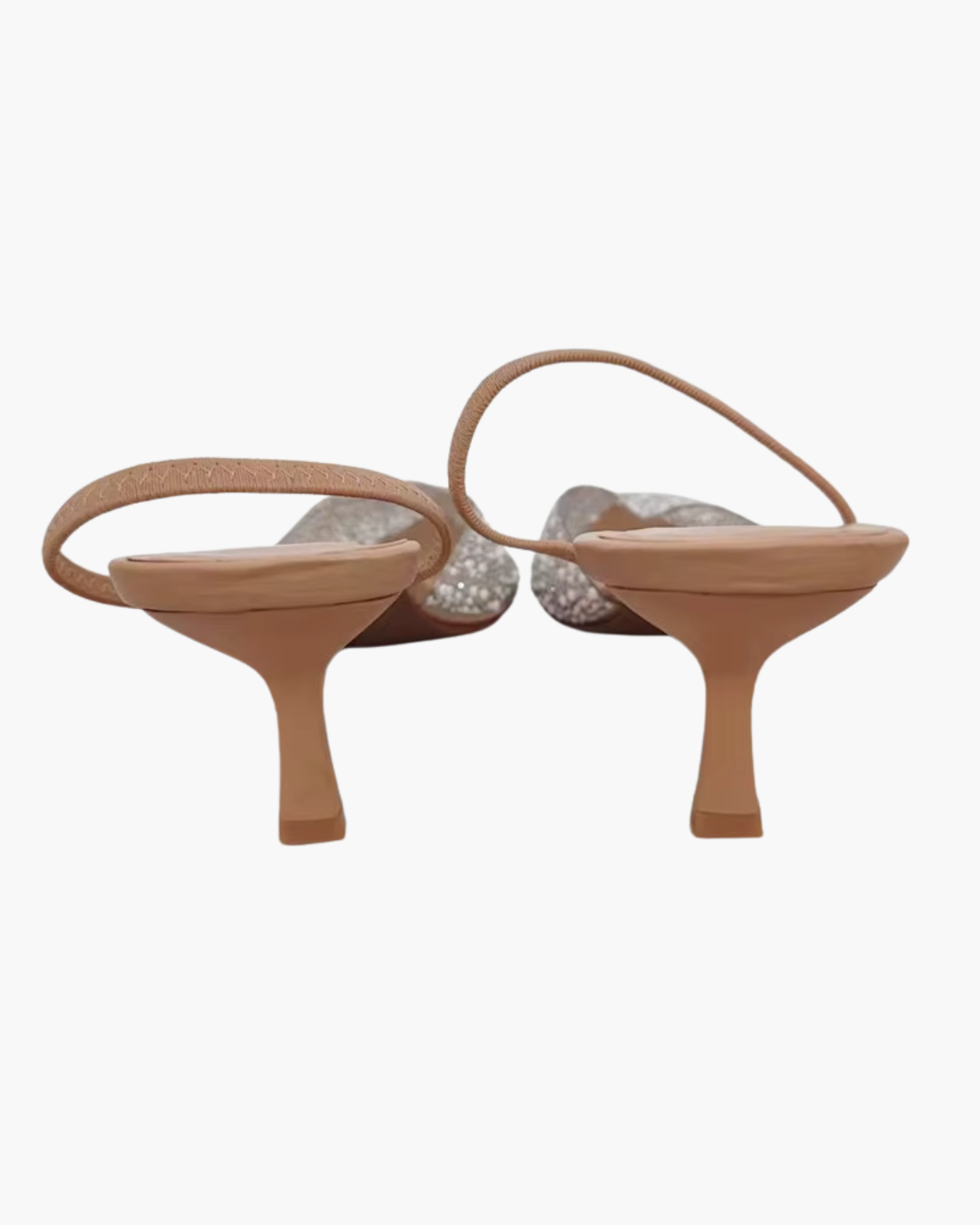 Puntige Hoge Hakken Sandalen met Parel Slingback voor Dames