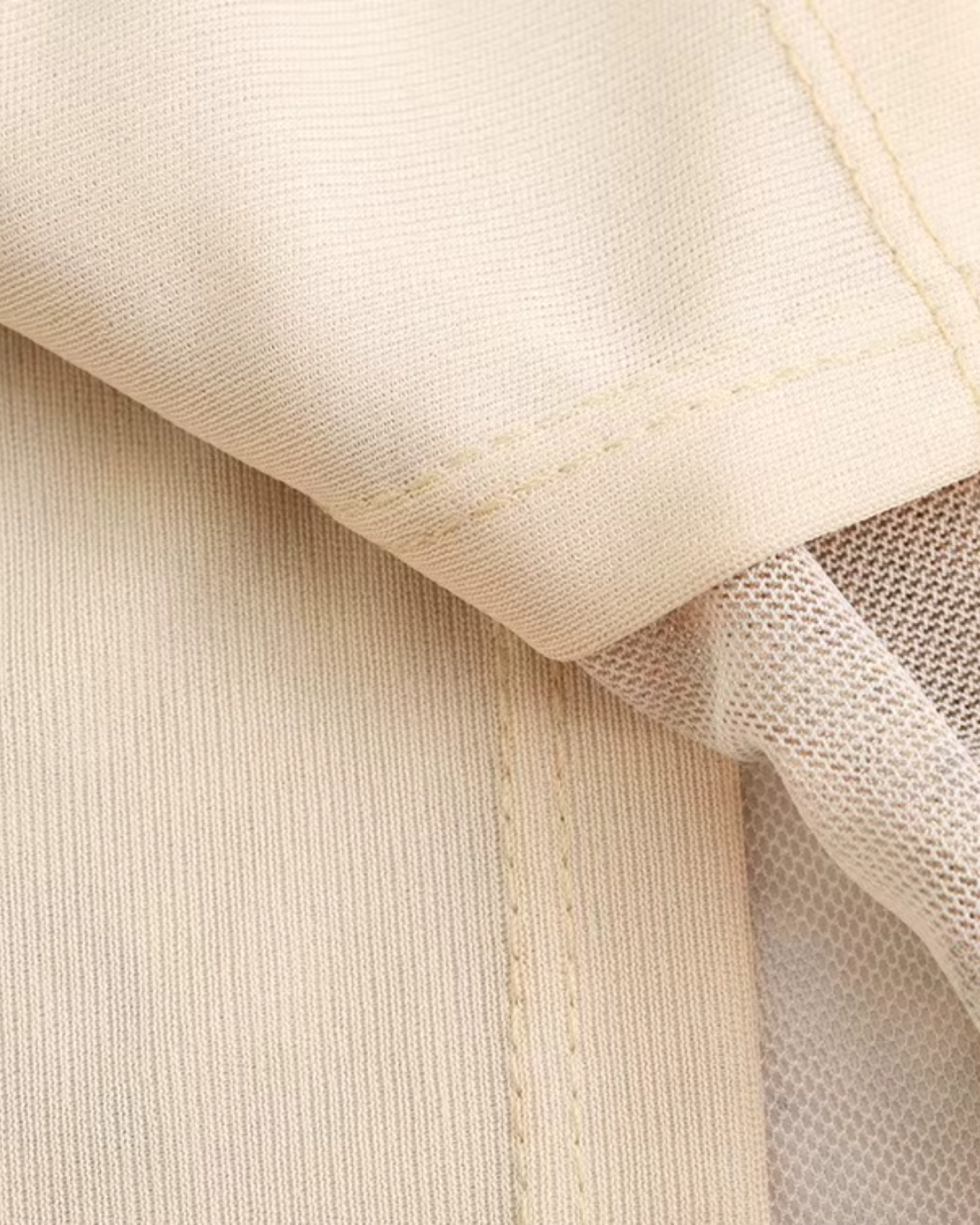 Elegante Tule Halter Midi Dress Met Kleurverloop Voor Dames