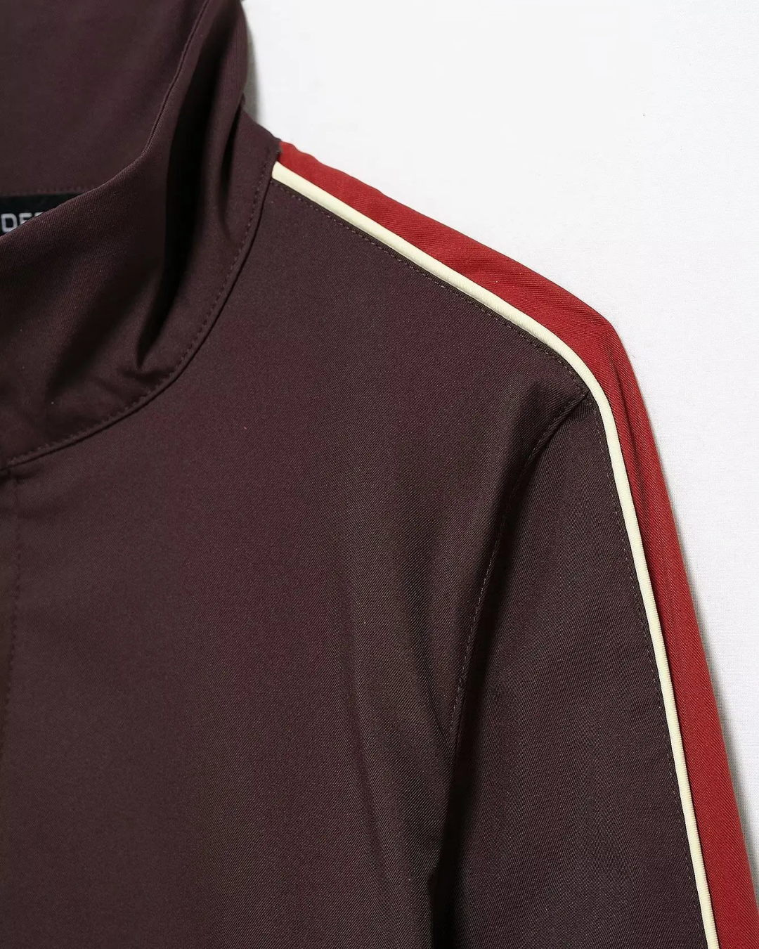 Vintage 2-Delige Set - Opstaande Kraag Jas & Wijde Broek met Zijstrepen voor Dames