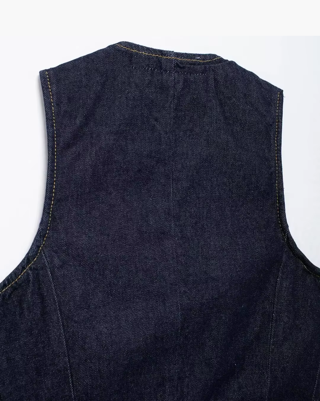 Vintage Denim Gilet en Broek Set voor Dames