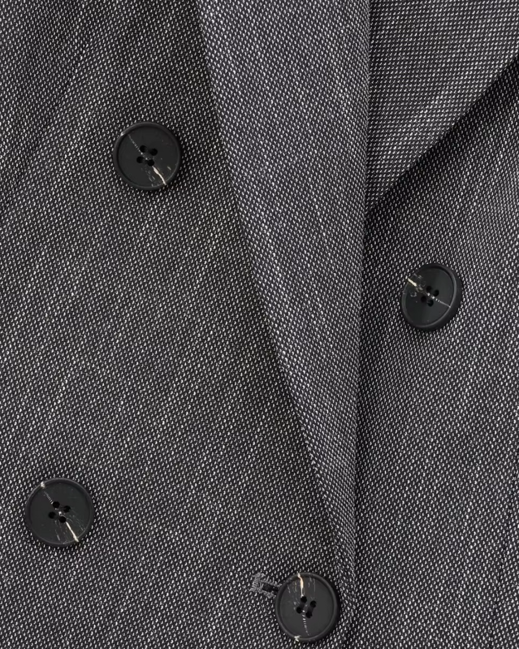 Vintage Grijze Office Lady Blazer en Broek Set