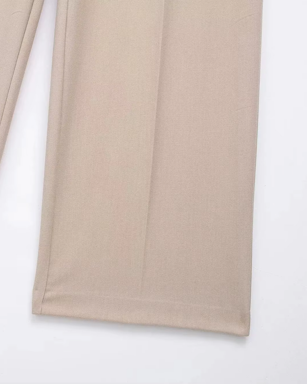 Vintage Rechte Broek met Trekkoord voor Dames