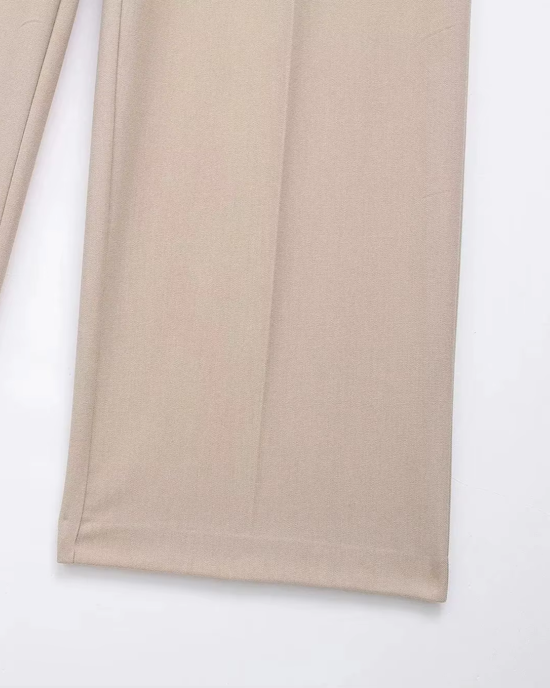 Vintage Rechte Broek met Trekkoord voor Dames