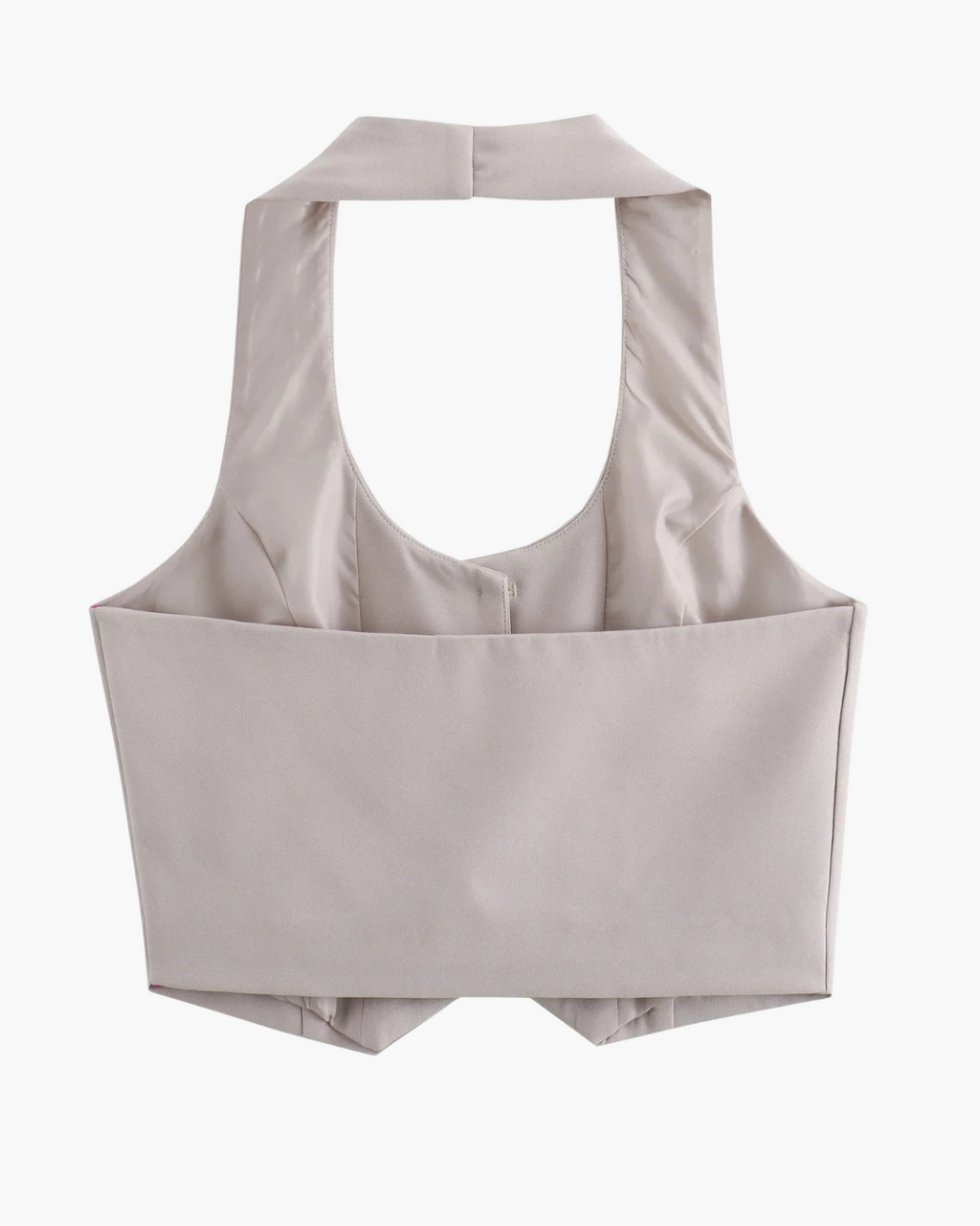 2-delig Set met Halter Top en Hoge Taille Broek voor Dames