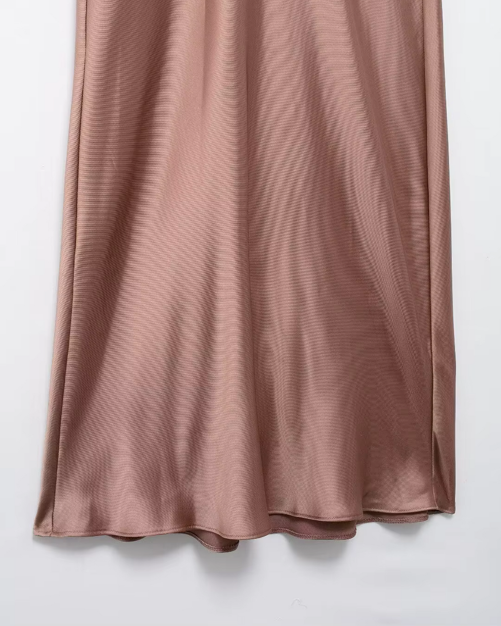 Satijnen Halter Jurk met Ruches voor Dames