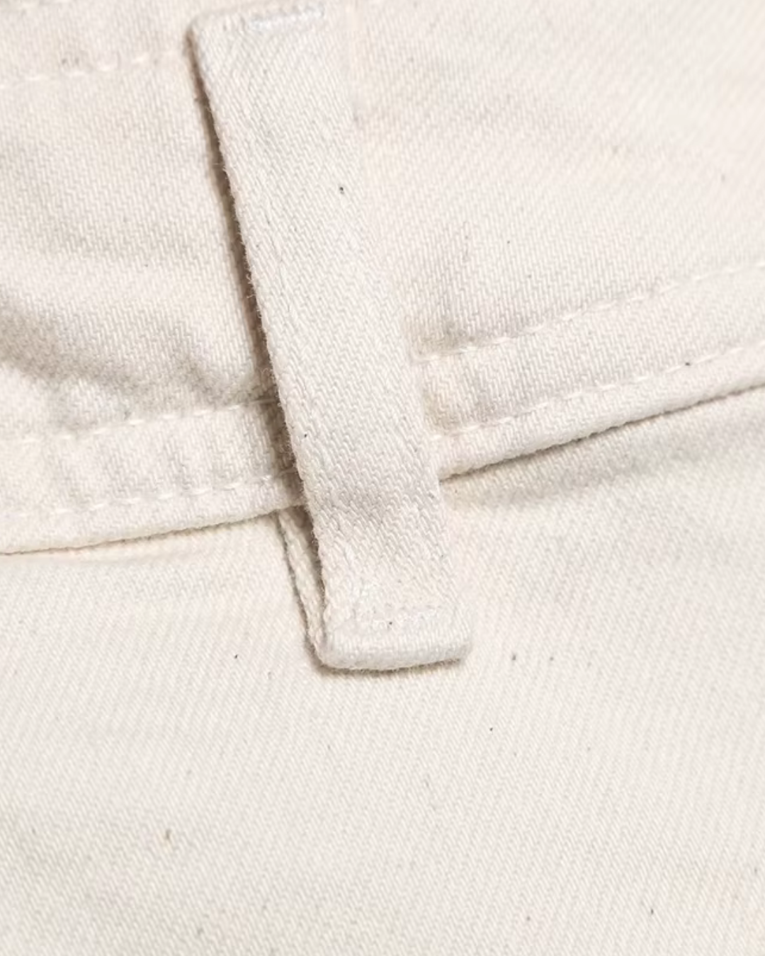 Witte Hoge Taille Wijde Pijpen Jeans voor Dames