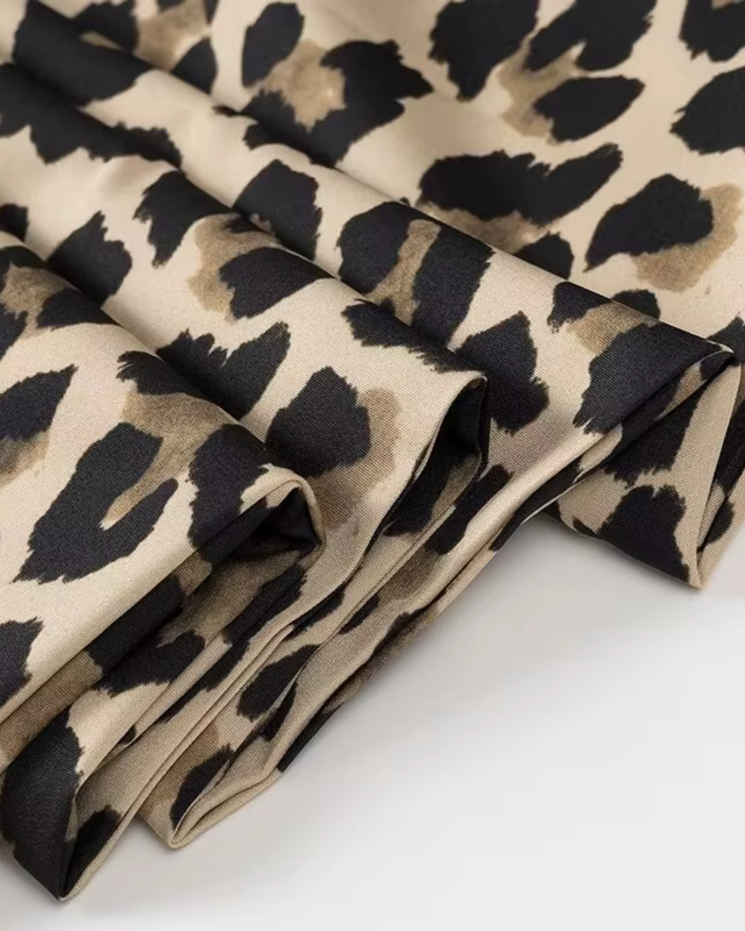 Luipaardprint Lange Broek - Losse Streetwear voor Dames