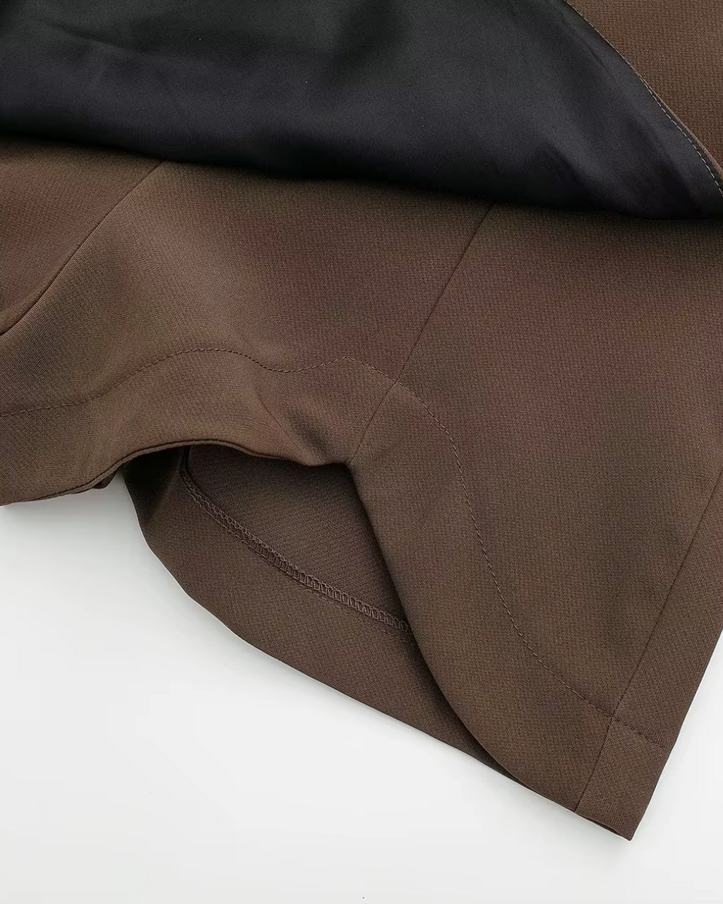 Asymmetrische Hoge Taille Skort met Minirok Look voor Dames