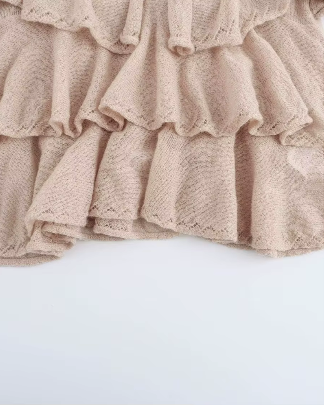 Elegante Warme Trui met O-hals en Knoopdecoratie voor Dames