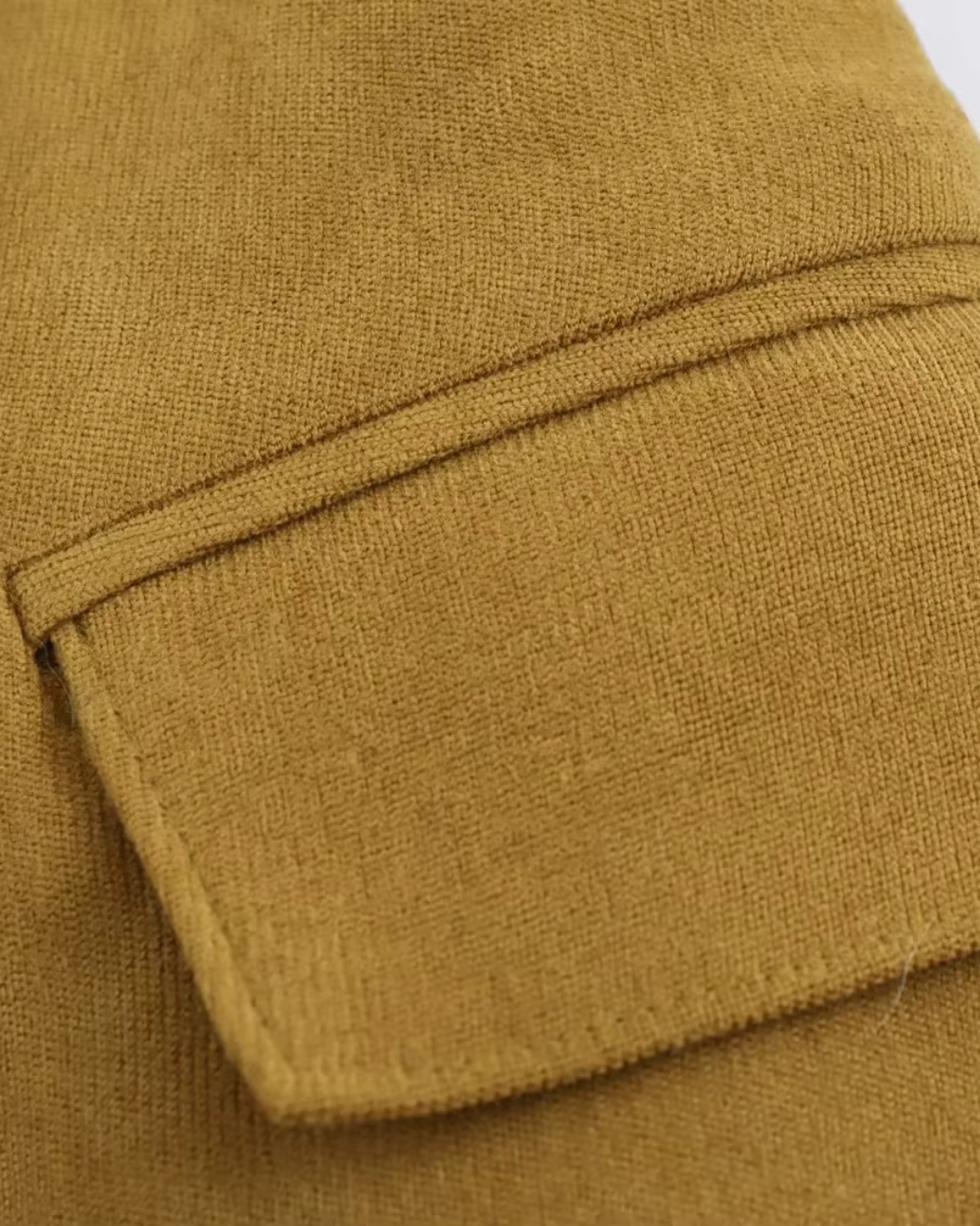 Vintage Chic Bruine Blazer en Broek Set voor Dames