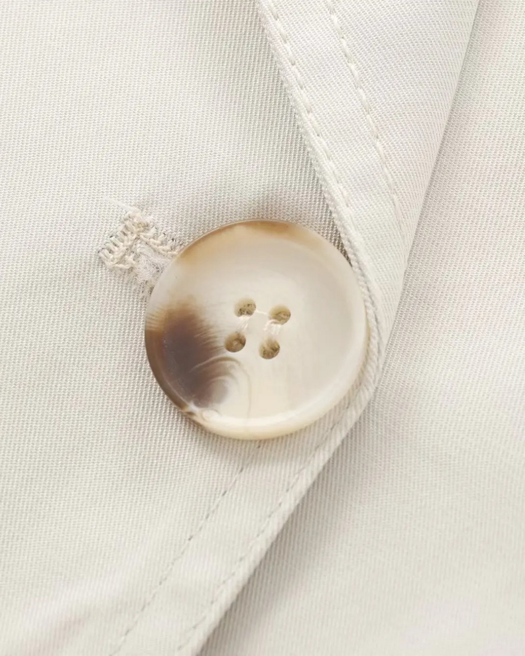 Effen Cropped Trenchcoat voor Dames