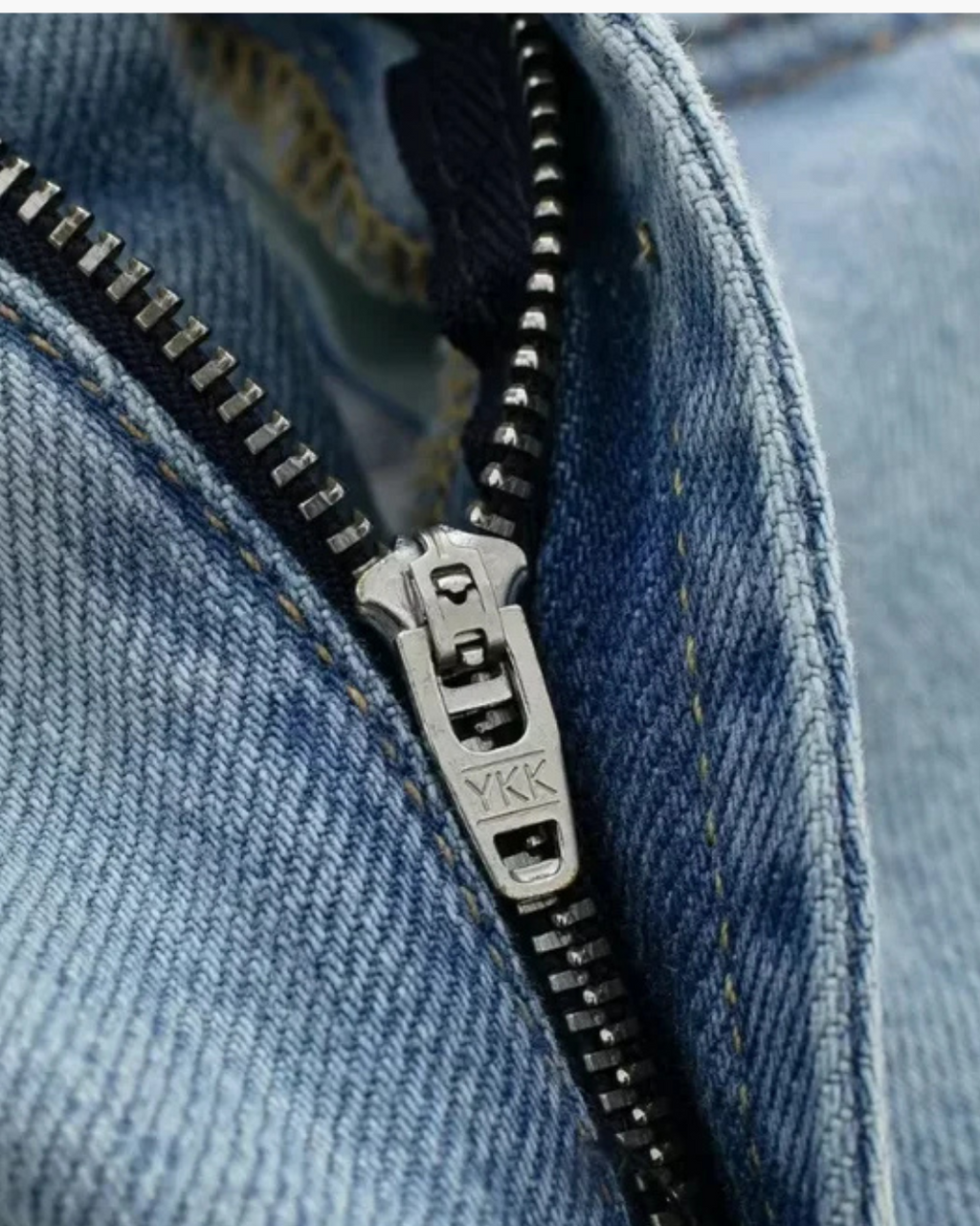 Licht Blauwe Spijkerbroek met Rechte Pasvorm voor Dames