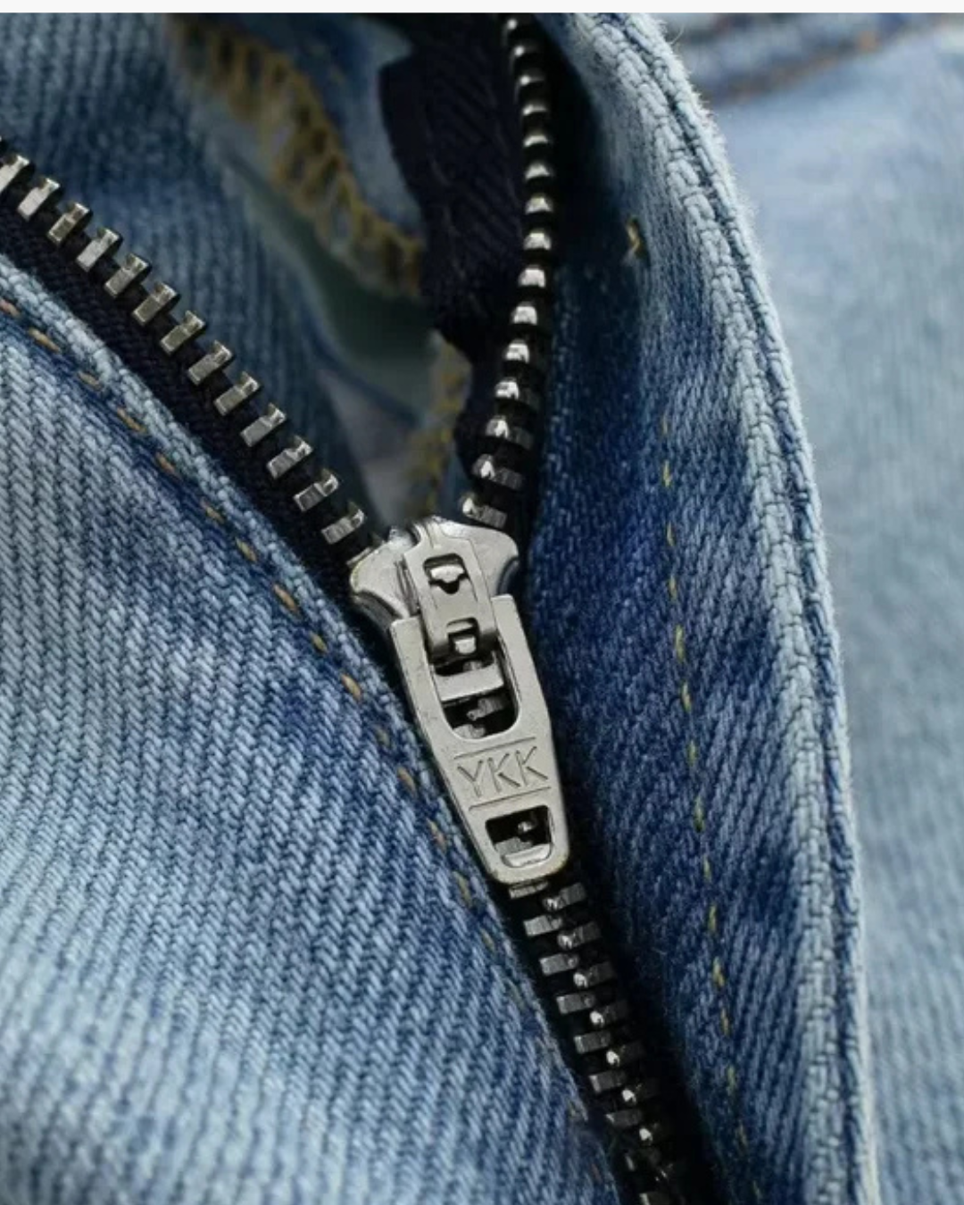 Licht Blauwe Spijkerbroek met Rechte Pasvorm voor Dames