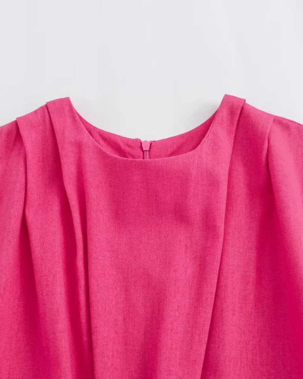 Slanke Mouwloze Jurk met O-Hals en Uitgeholde Taille voor Dames