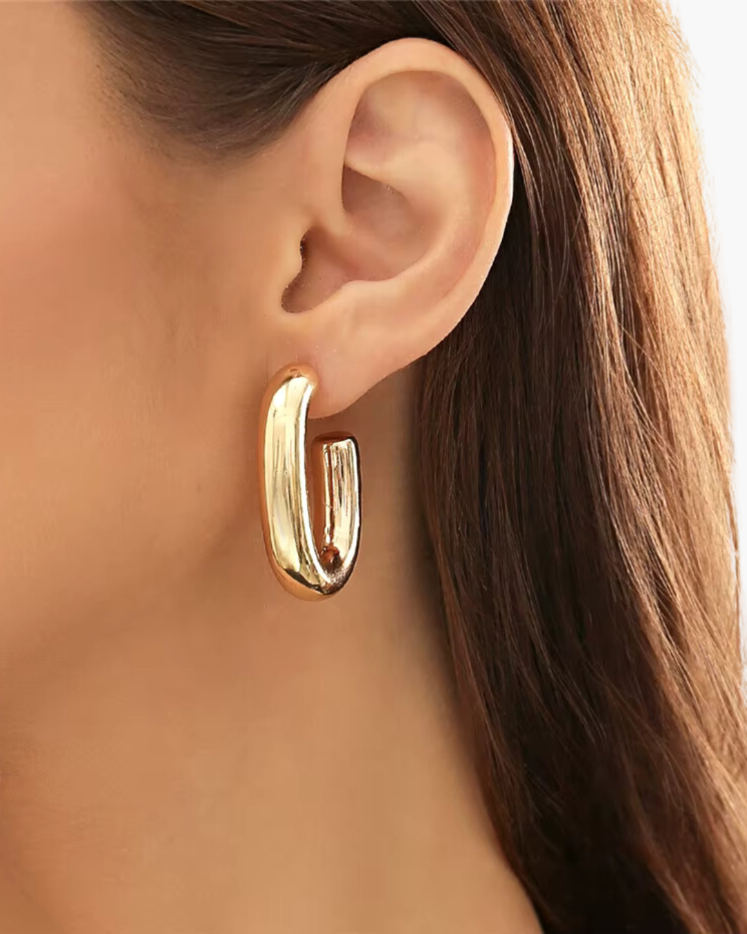 Vintage U Vorm Cirkel Oorbellen Voor Dames