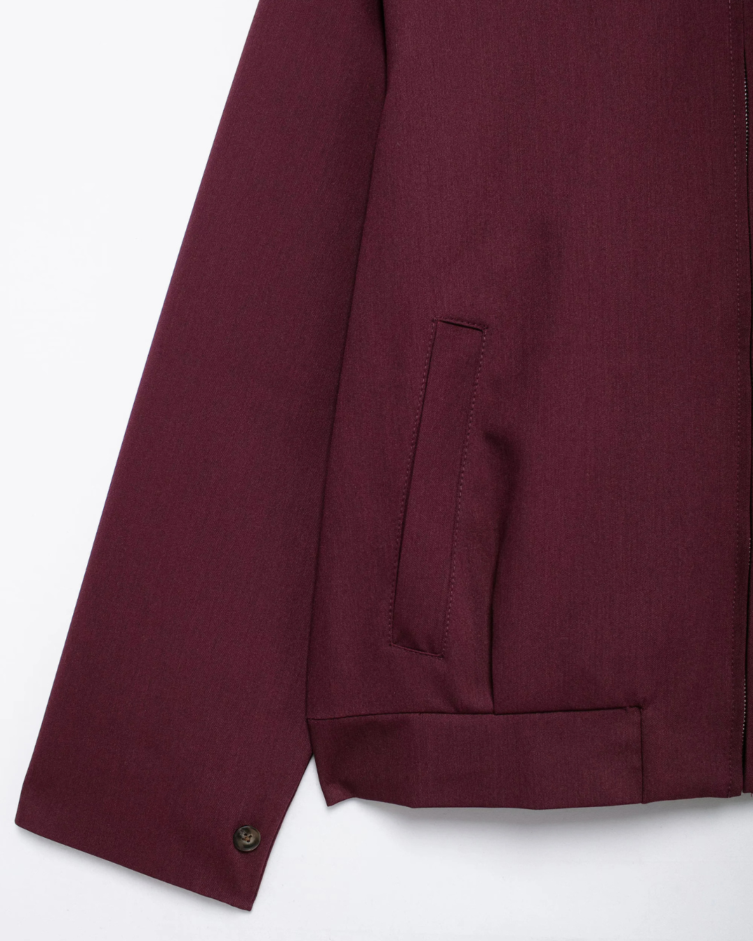 Vintage Effen Bomberjas met Lange Mouwen en Rits voor Dames