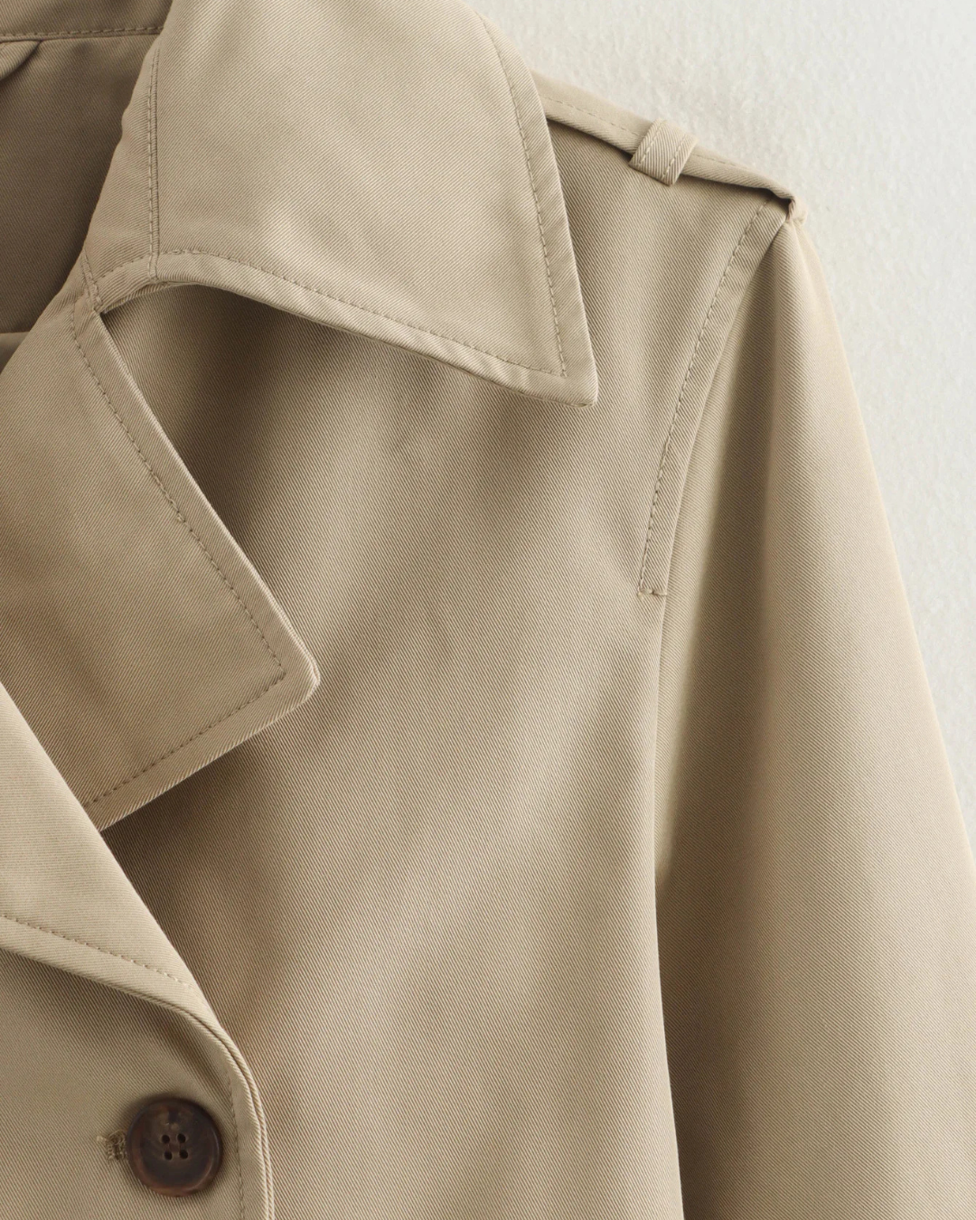 Vintage Double Breasted Korte Herfstjas voor Dames