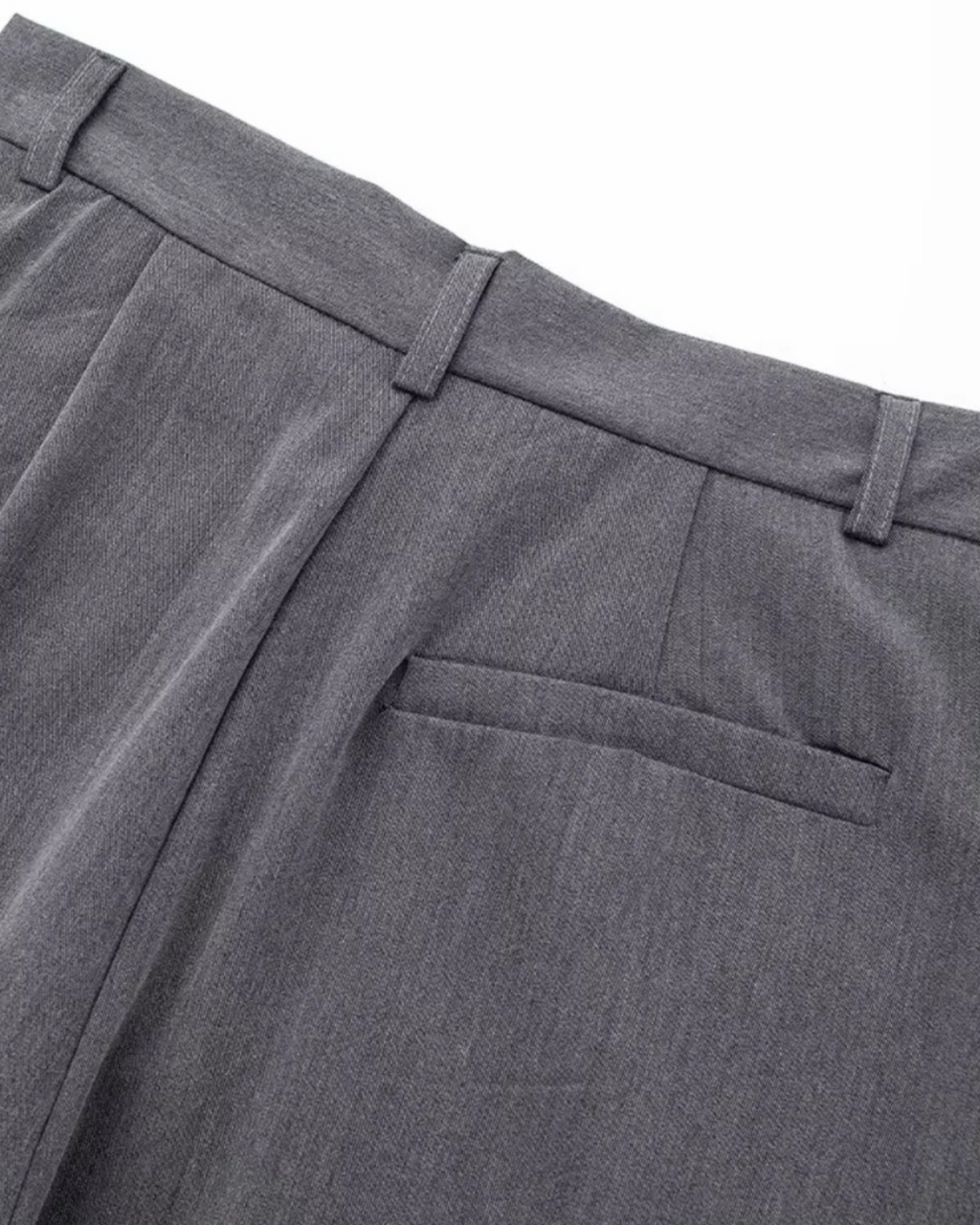 Elegante broek met wijde pijpen zonder riem voor Dames