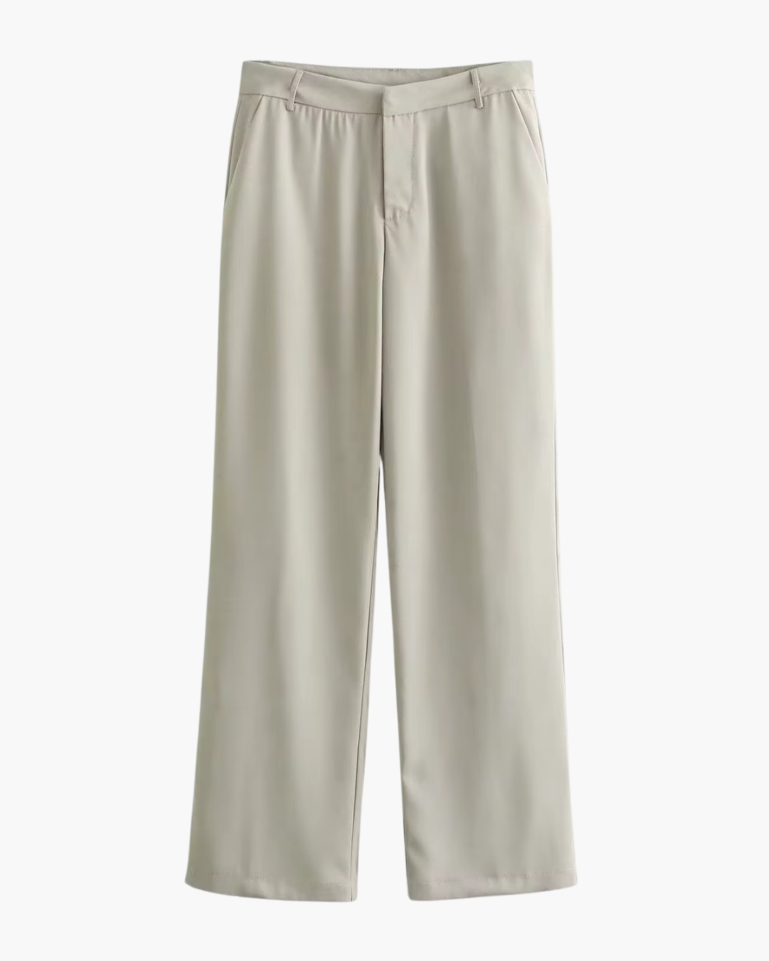 Mouwloos Vest met Hoge Taille Broek Set voor Dames