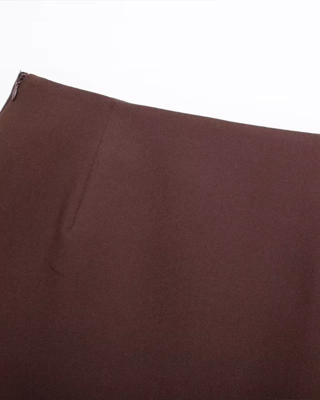 Elegante Chique Bruine Set voor Dames