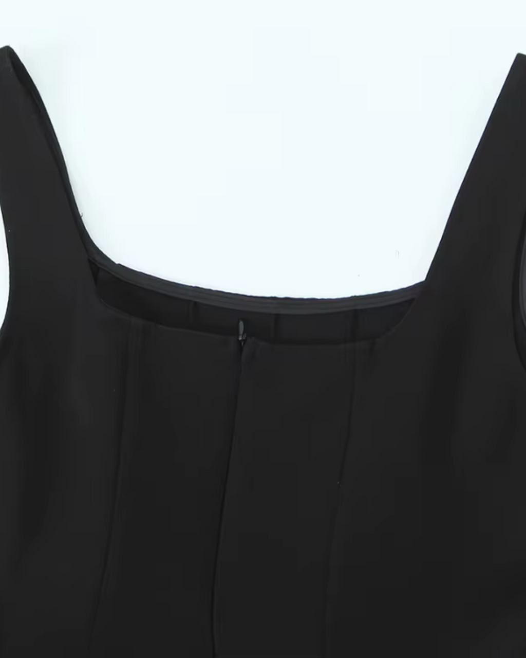 Elegante Zwarte Geplooide Maxi Jurk voor Dames