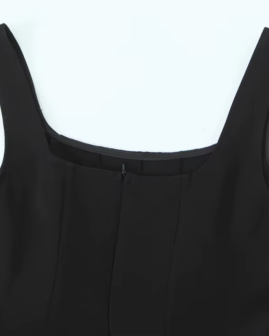 Elegante Zwarte Geplooide Maxi Jurk voor Dames