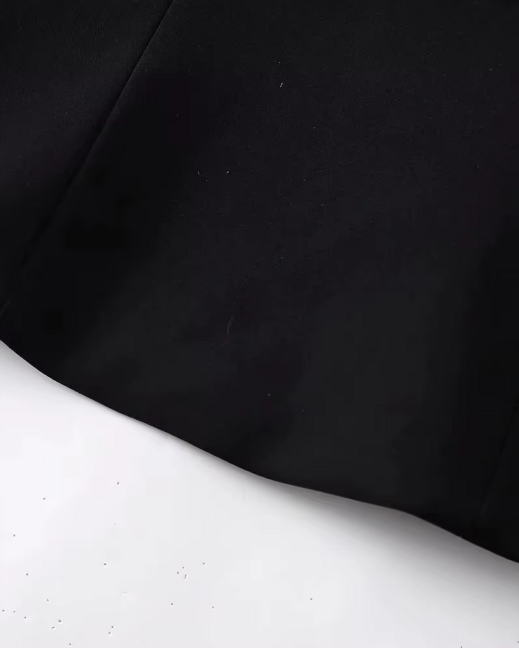 Strass Strik Top met Open Rug en Rits voor Dames