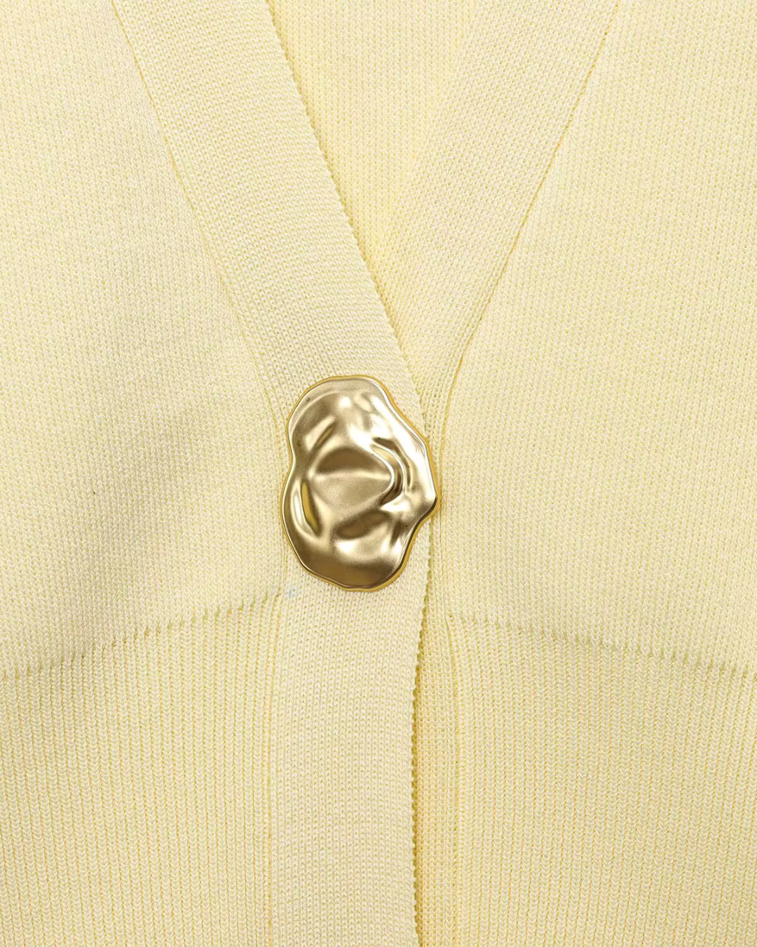 Casual Chique Vest met V-hals en Lange Mouwen voor Dames