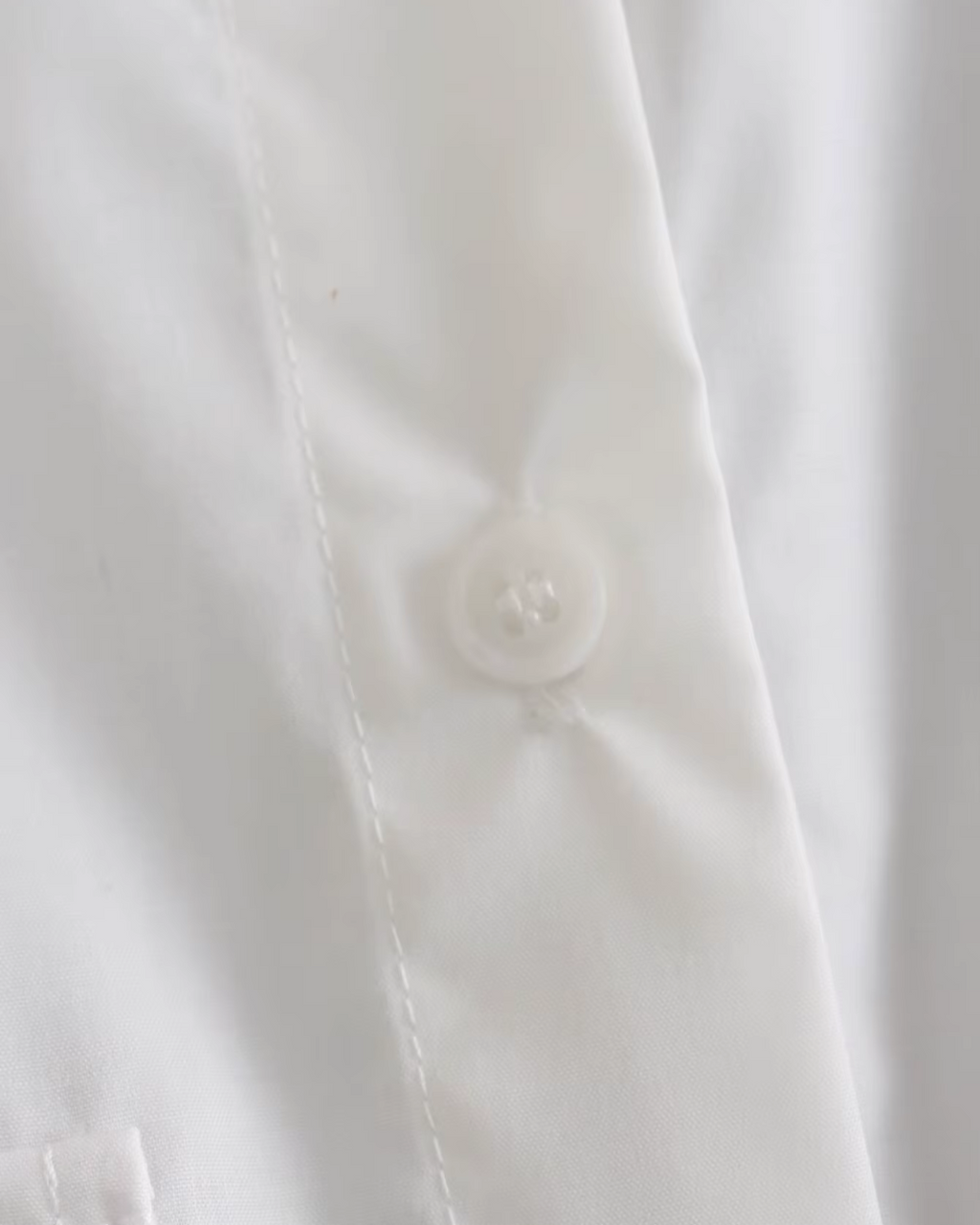 Cropped Blouse met Lange Mouwen en Zakken voor Dames