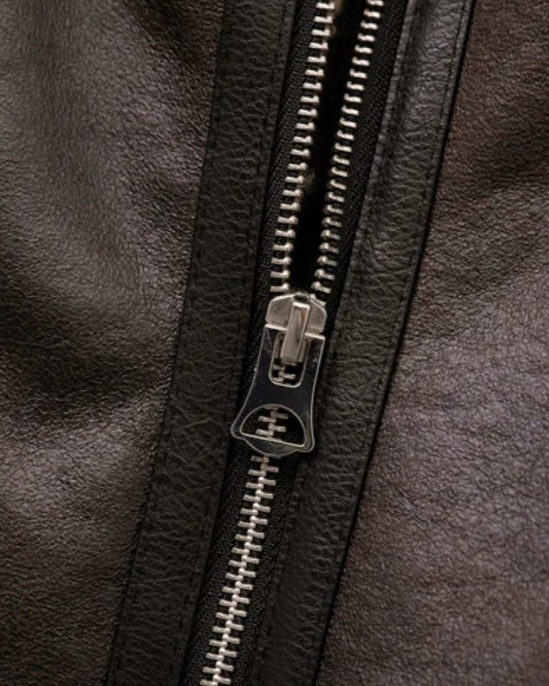 Vintage Leren Aviator Jas voor Dames