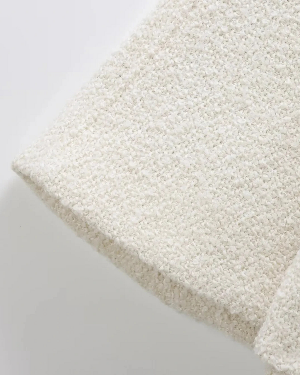 Wollen Cape met Opstaande Kraag en Verborgen Knopen voor Dames