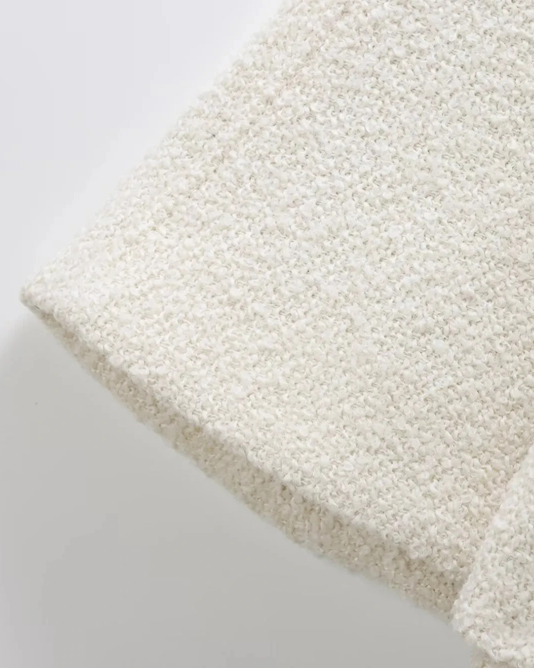 Wollen Cape met Opstaande Kraag en Verborgen Knopen voor Dames