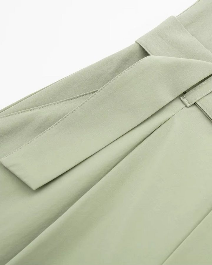 Mouwloze Cargo Jumpsuit met Riem en Zakken voor Dames