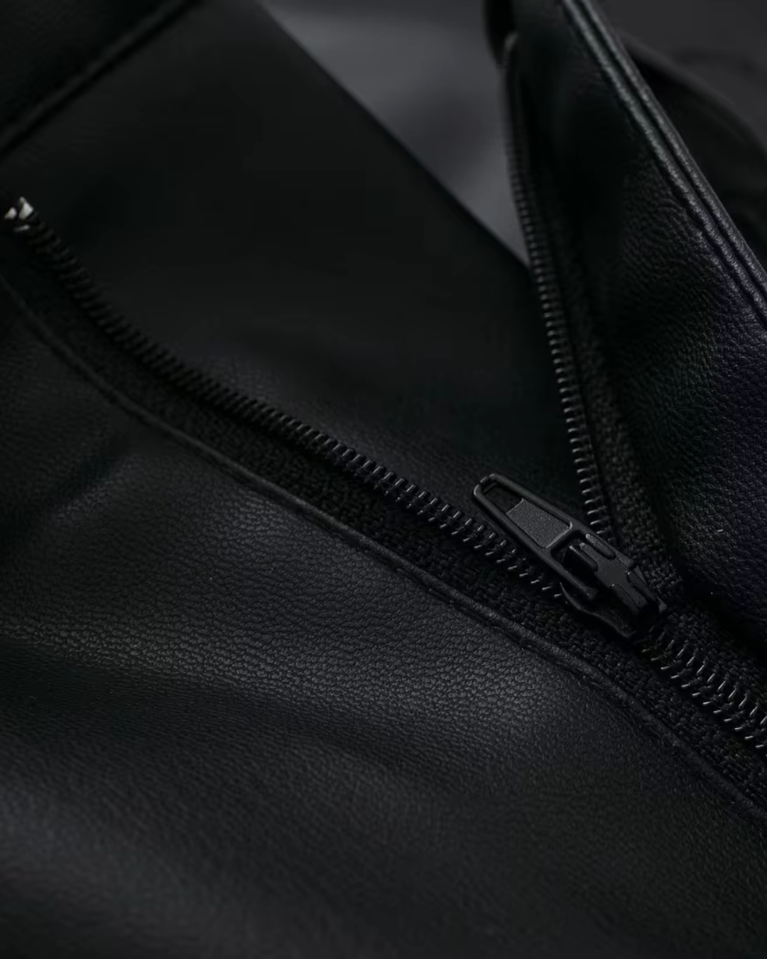 Hoge Taille Kunstleren Broek met Wijde Pijpen voor Dames