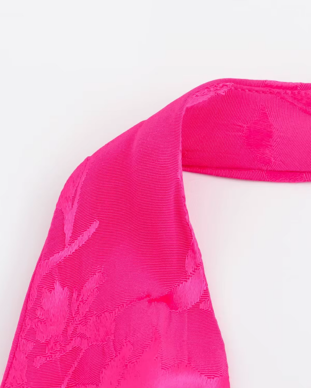 Elegante Satijnen Jacquard Nekjurk Rugloos voor Dames