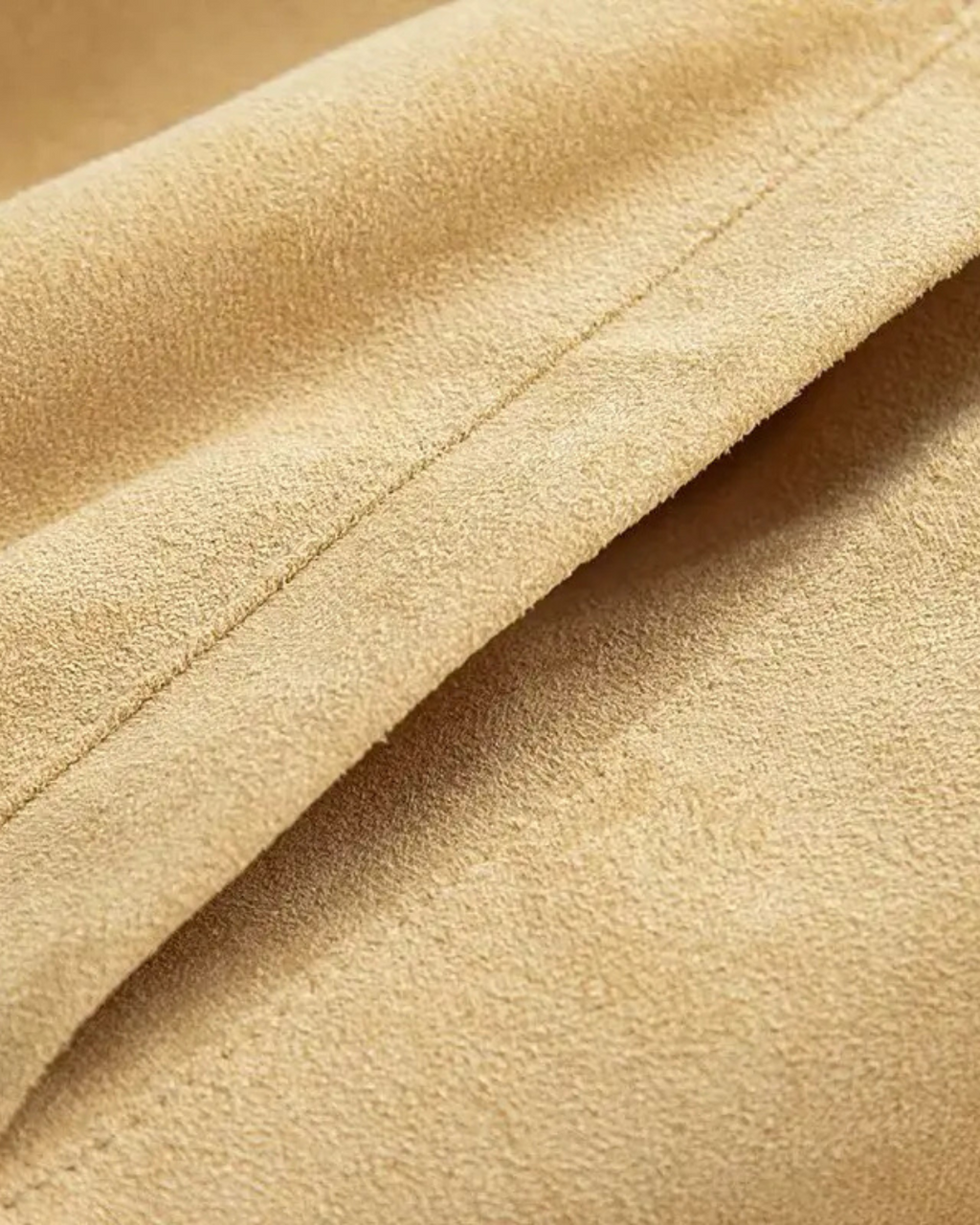 Korte Damesjas – Effen O-hals Jas met Knopen & Zijzakken