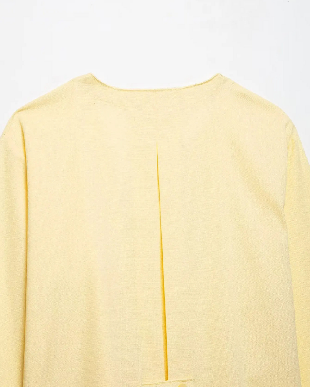 Linnen 2-Delige Set - Kimono Stijl Lace-Up Top & Wijde Broek voor Dames