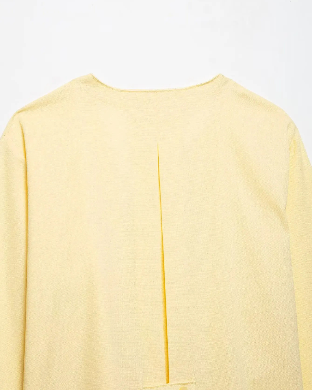 Linnen 2-Delige Set - Kimono Stijl Lace-Up Top & Wijde Broek voor Dames