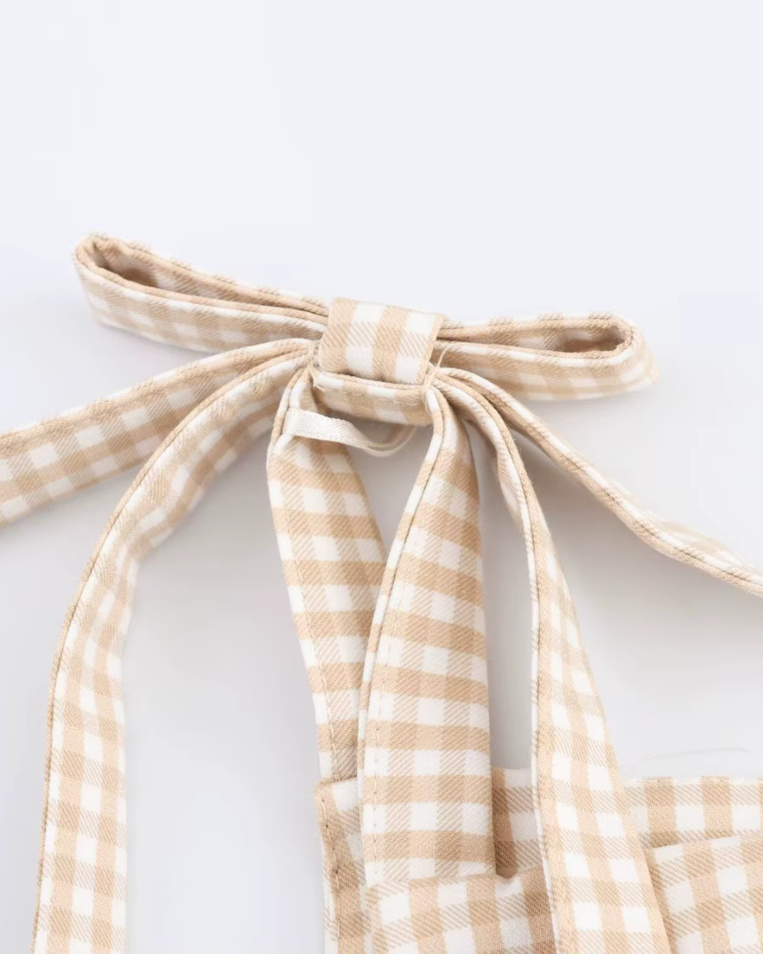 Mini Jurk met Strikband en Vierkante Kraag voor Dames