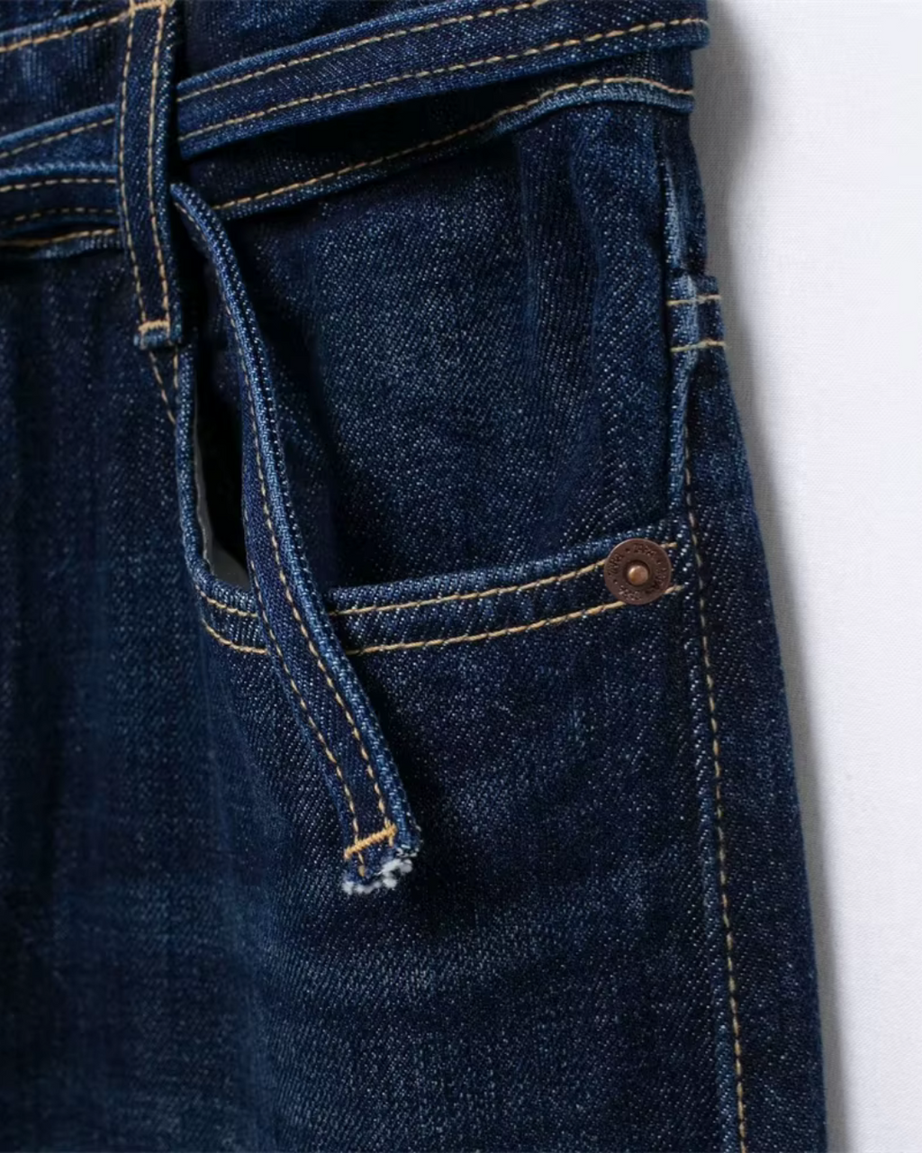 Comfortabel Denim Jumpsuit met Tailleriem voor Dames