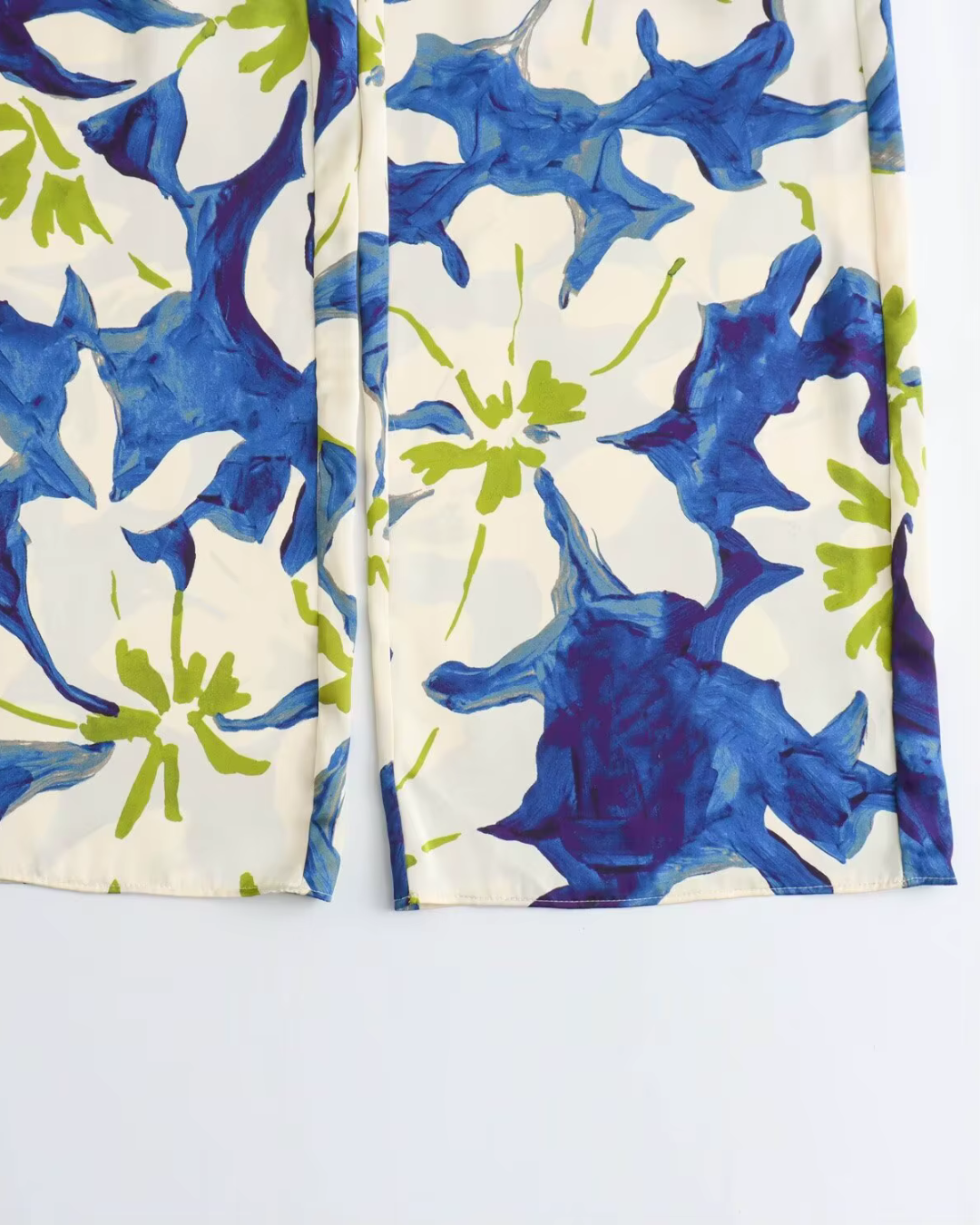 Bohemian Wijde Pijpen Jumpsuit met Gebloemd Design voor Dames