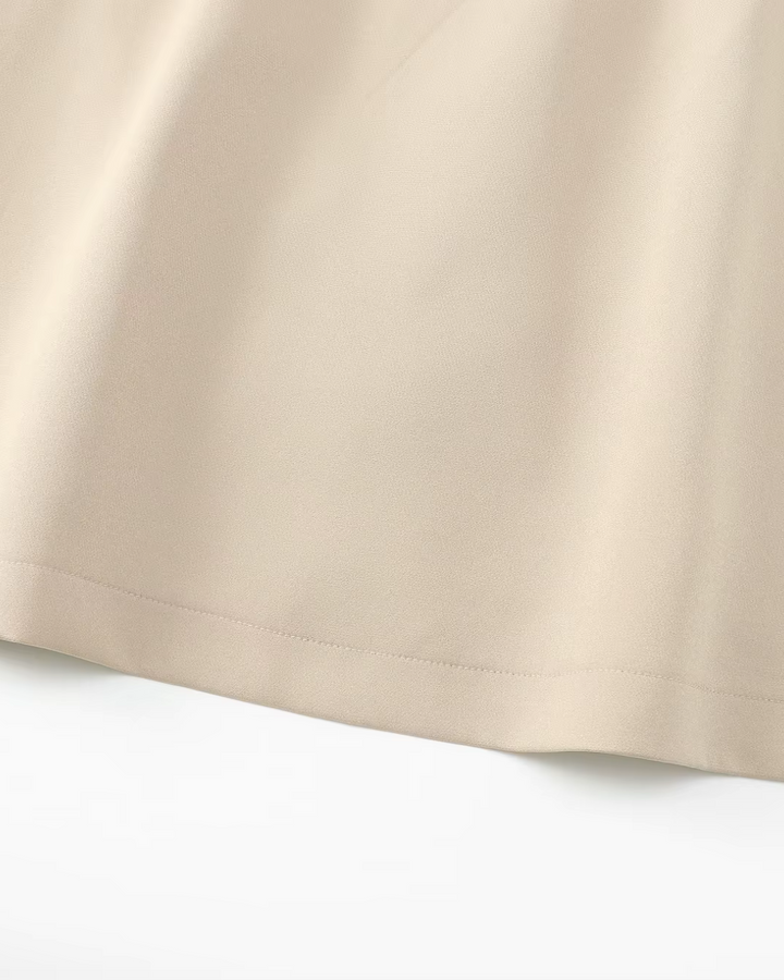 Mouwloze Mini-Jurk met Open Rug en Ronde Hals voor Dames