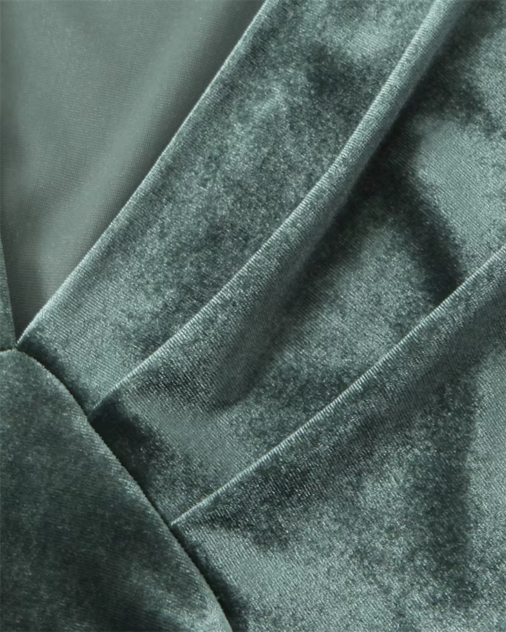 Minimalistische Fluwelen Slim Fit Jurk voor Dames