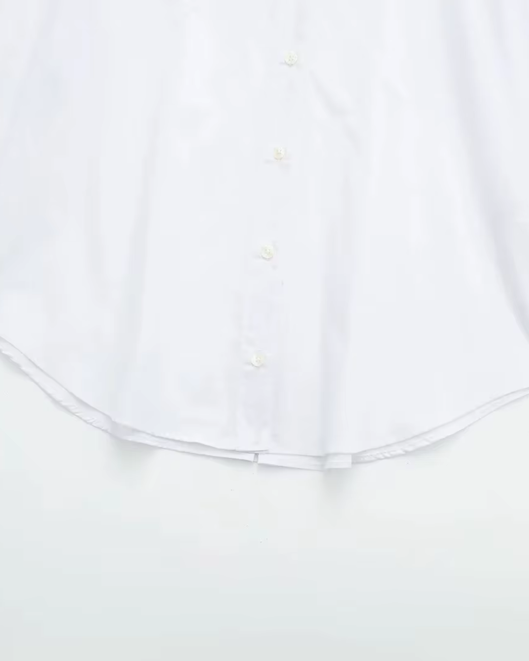WitWitte Poplin Blouse voor Dameste Poplin Blouse voor Dames