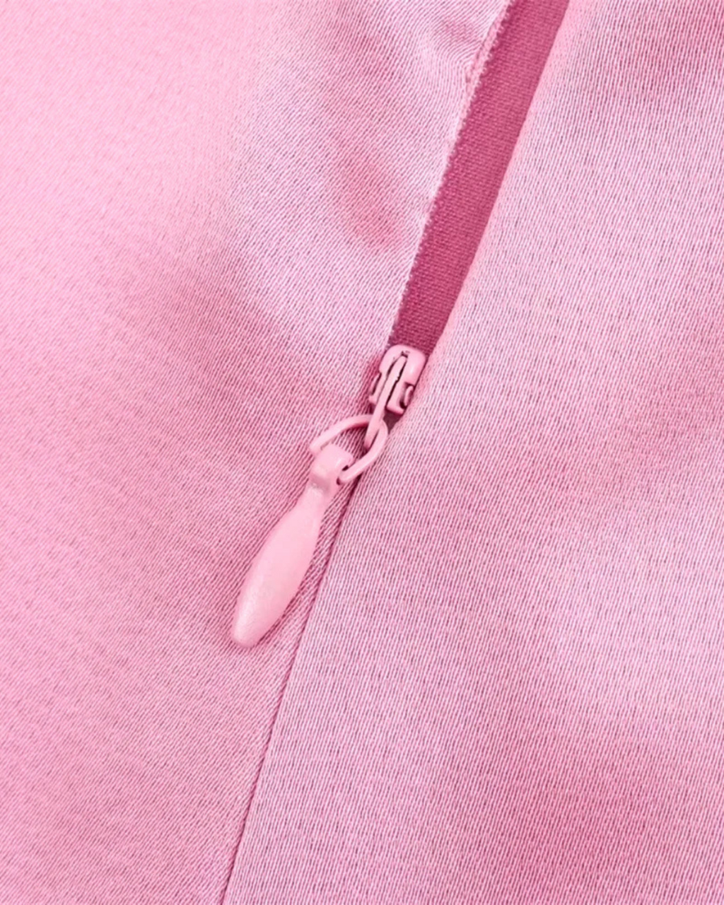 Roze Satijnen Elegante Dames Jumpsuit